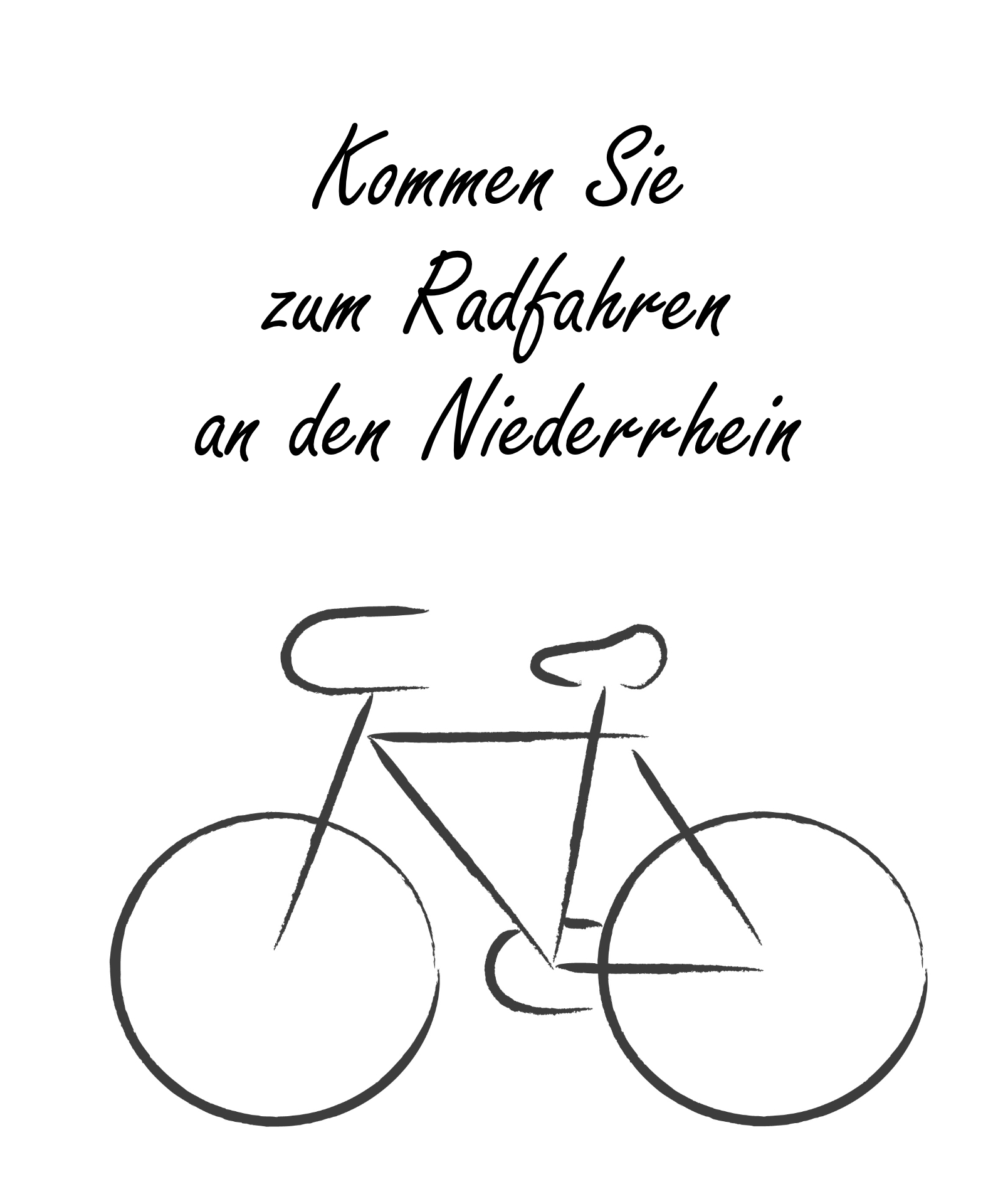Radfahren am Niederrhein